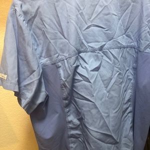Ceil blue scrub top